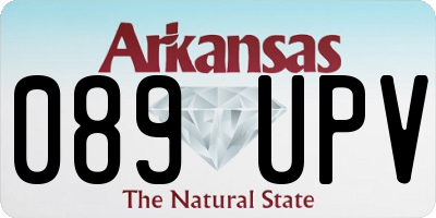 AR license plate 089UPV