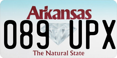 AR license plate 089UPX