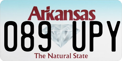 AR license plate 089UPY