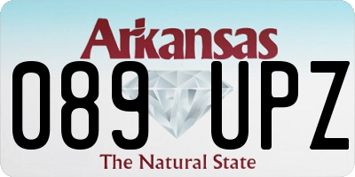 AR license plate 089UPZ
