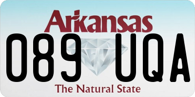 AR license plate 089UQA