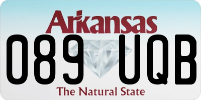 AR license plate 089UQB