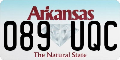 AR license plate 089UQC