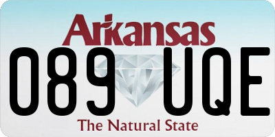 AR license plate 089UQE