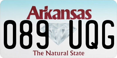 AR license plate 089UQG