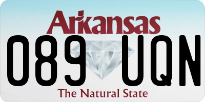 AR license plate 089UQN