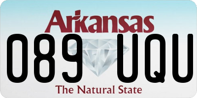AR license plate 089UQU