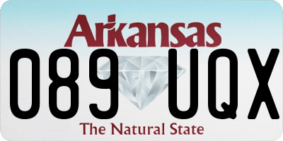 AR license plate 089UQX