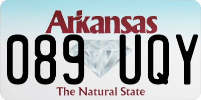 AR license plate 089UQY