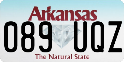 AR license plate 089UQZ