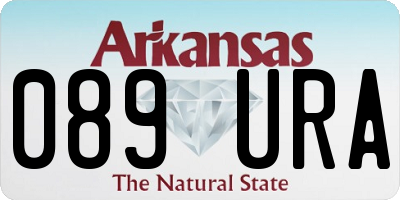 AR license plate 089URA