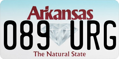 AR license plate 089URG