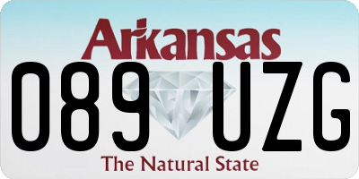 AR license plate 089UZG