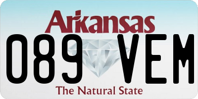 AR license plate 089VEM
