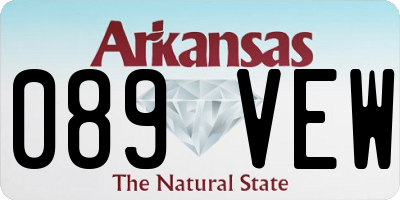 AR license plate 089VEW