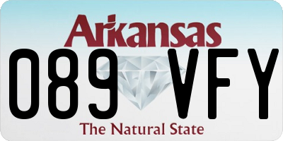 AR license plate 089VFY