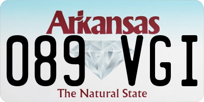 AR license plate 089VGI