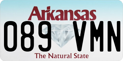 AR license plate 089VMN