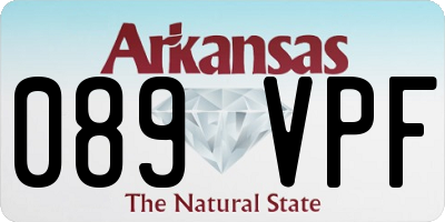AR license plate 089VPF