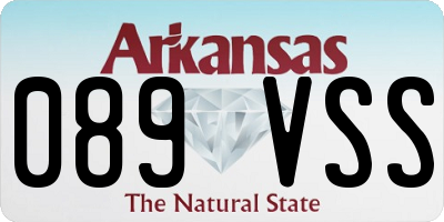 AR license plate 089VSS