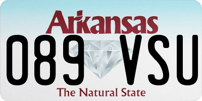 AR license plate 089VSU