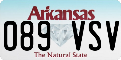 AR license plate 089VSV