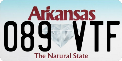 AR license plate 089VTF