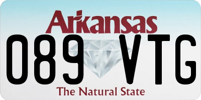 AR license plate 089VTG