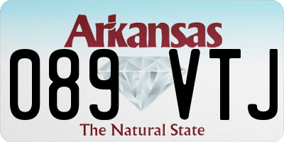 AR license plate 089VTJ
