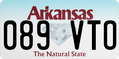 AR license plate 089VTO