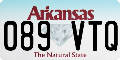 AR license plate 089VTQ