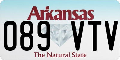 AR license plate 089VTV