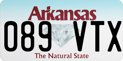 AR license plate 089VTX