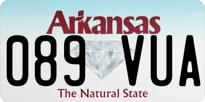 AR license plate 089VUA