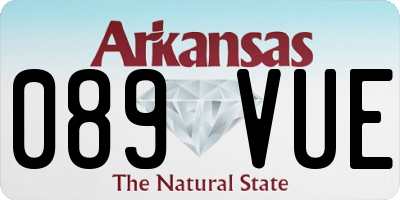 AR license plate 089VUE