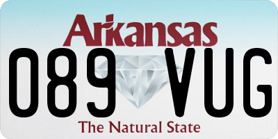 AR license plate 089VUG