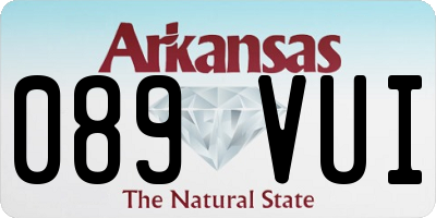 AR license plate 089VUI