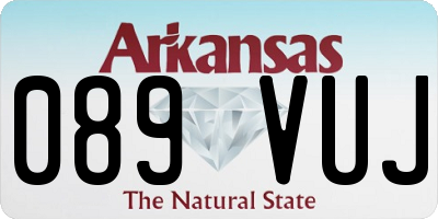 AR license plate 089VUJ