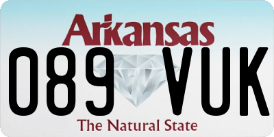 AR license plate 089VUK