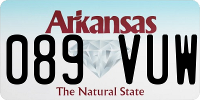 AR license plate 089VUW