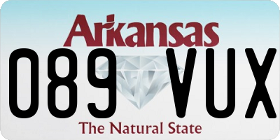 AR license plate 089VUX
