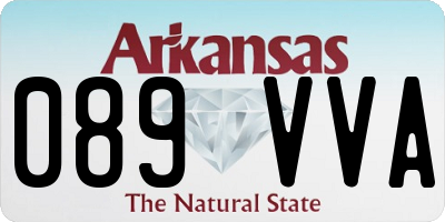 AR license plate 089VVA