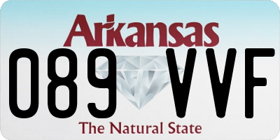 AR license plate 089VVF