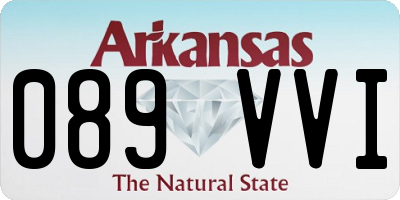 AR license plate 089VVI