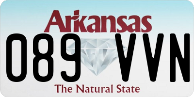 AR license plate 089VVN