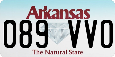 AR license plate 089VVO