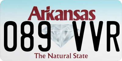 AR license plate 089VVR