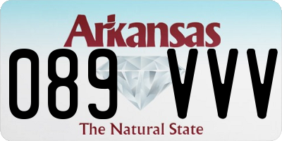 AR license plate 089VVV