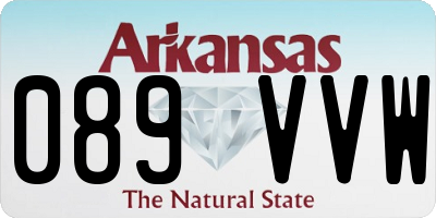 AR license plate 089VVW