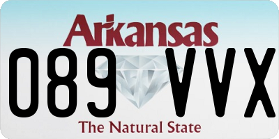 AR license plate 089VVX